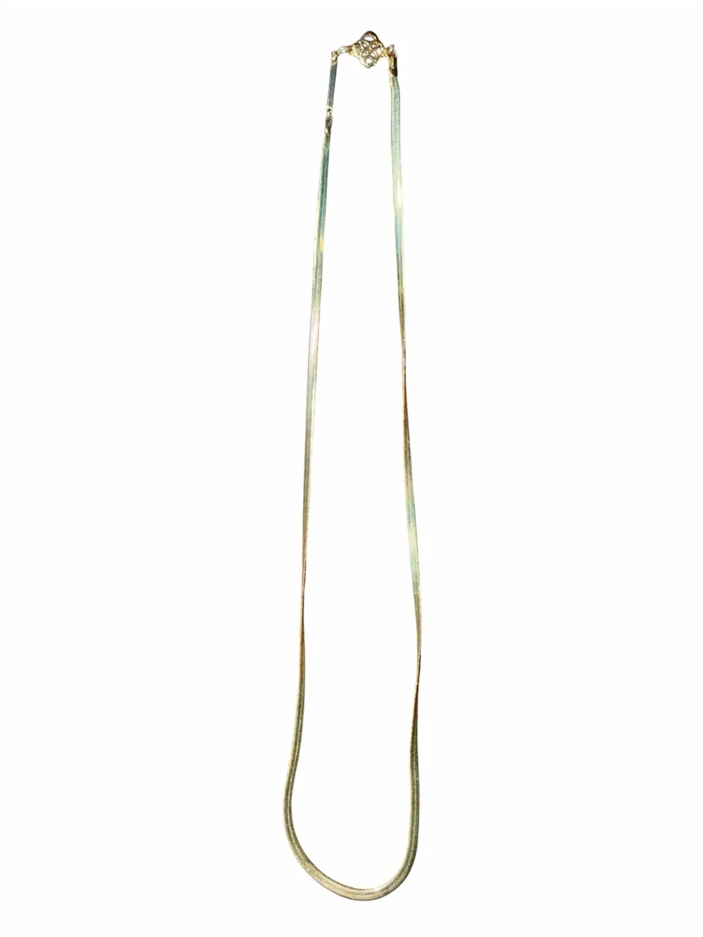 Kendra Scott Gold Herringbone Chain Necklace - Women Jewelry